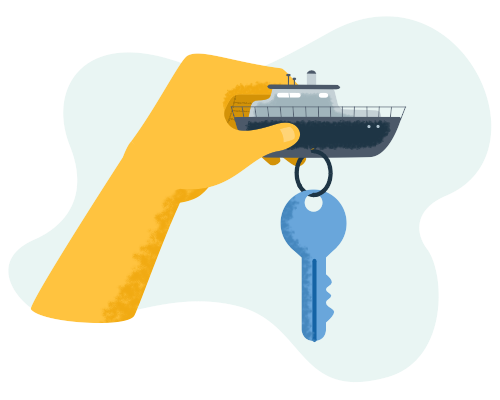Illustration of boat keys